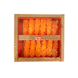 حلوى الكريستال المصنوعة من الخوص والزعفران 12 قطعة حلوى الكريستال المصنوعة من الخوص والزعفران 12 قطعة